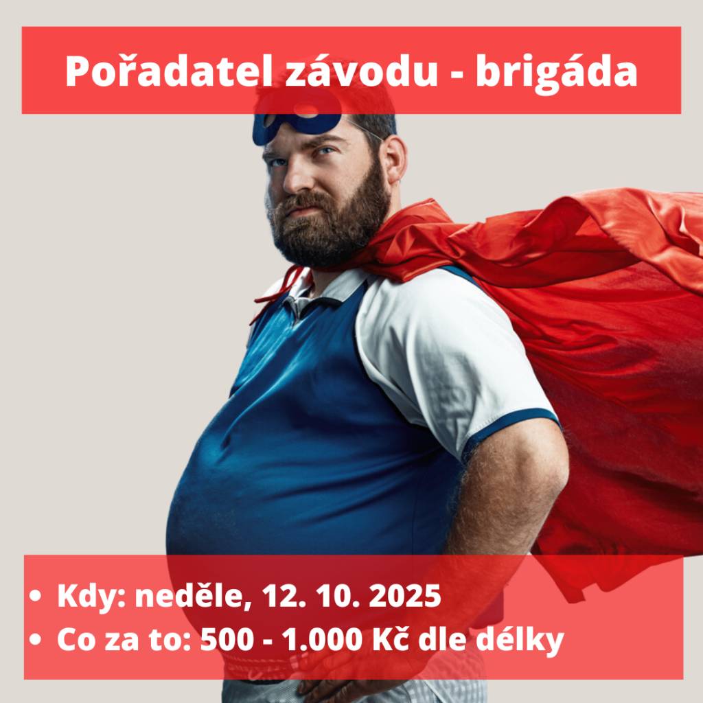 Hledáme pomocníky na řízení dopravy a organizaci závodu 12. října 2025.