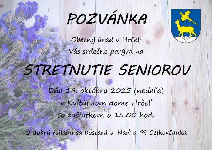 Stretnutie seniorov 2025