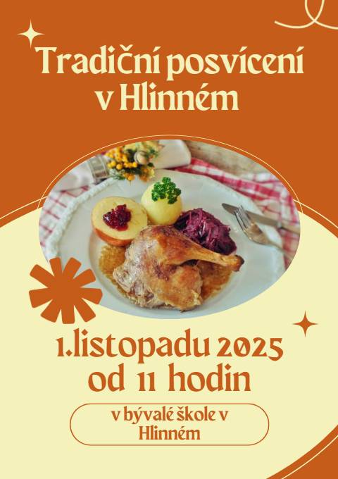 Dne 1.listopadu 2025 od 11 hodin v bývale škole v Hlinném Jste srdečně zváni!
