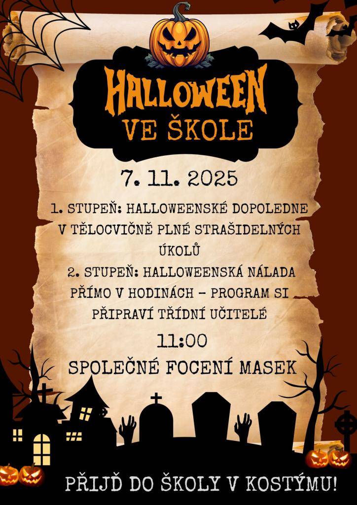 Přijď do školy v kostýmu!