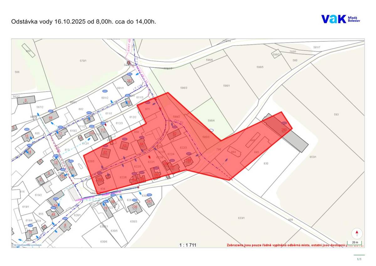 16.10.2025 od 8.00 do 14.00 hod.  viz. mapka
