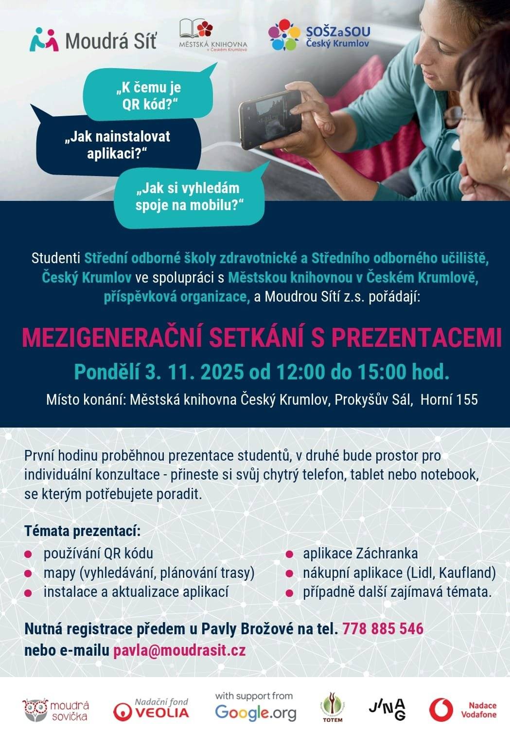 více v přiloženém letáku