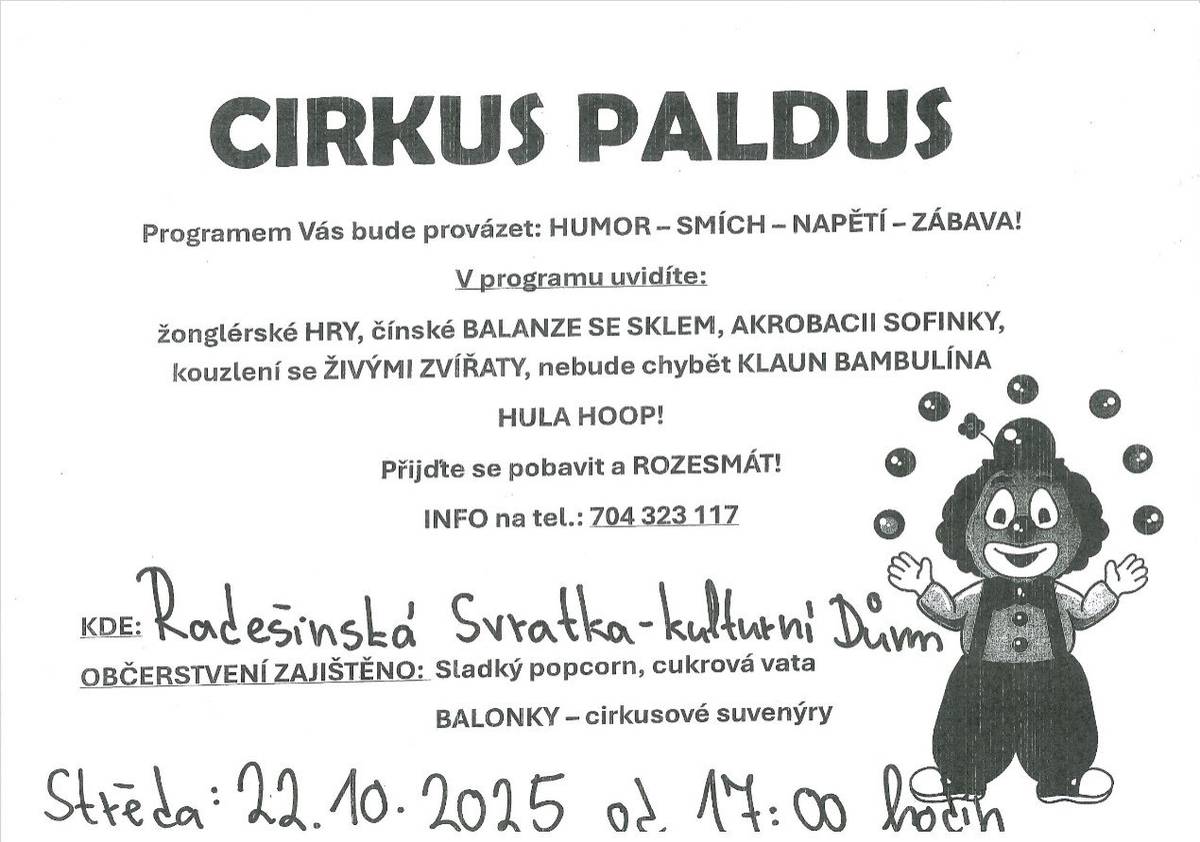 Více na plakátě pod příspěvkem.