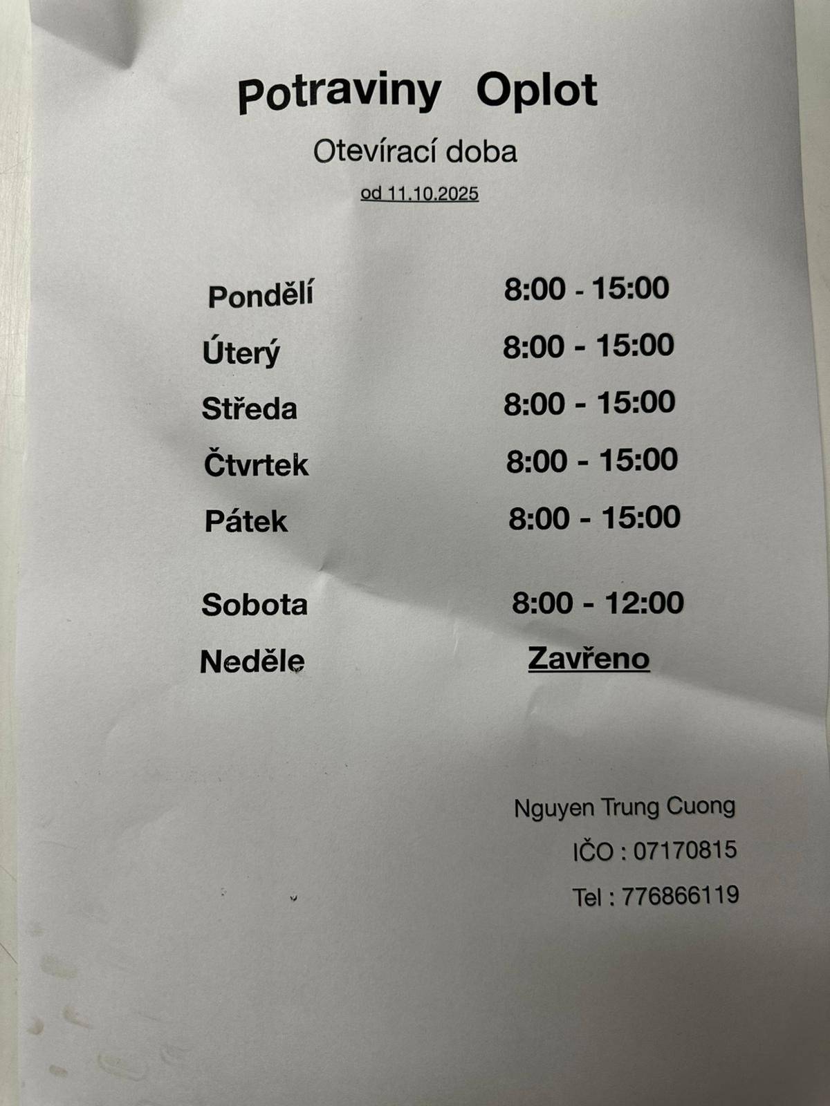 v Oplotu od 11.10.2025