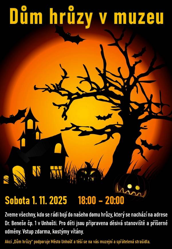 Dům hrůzy v muzeu a nebo přednáška "Červený kříž v I. světové válce"