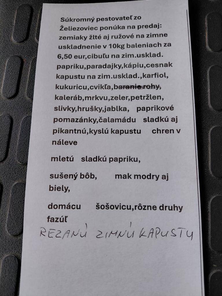 príde zajtra o 12:30 do Hontianskych Tesár a o 12:50 do Dvorník.