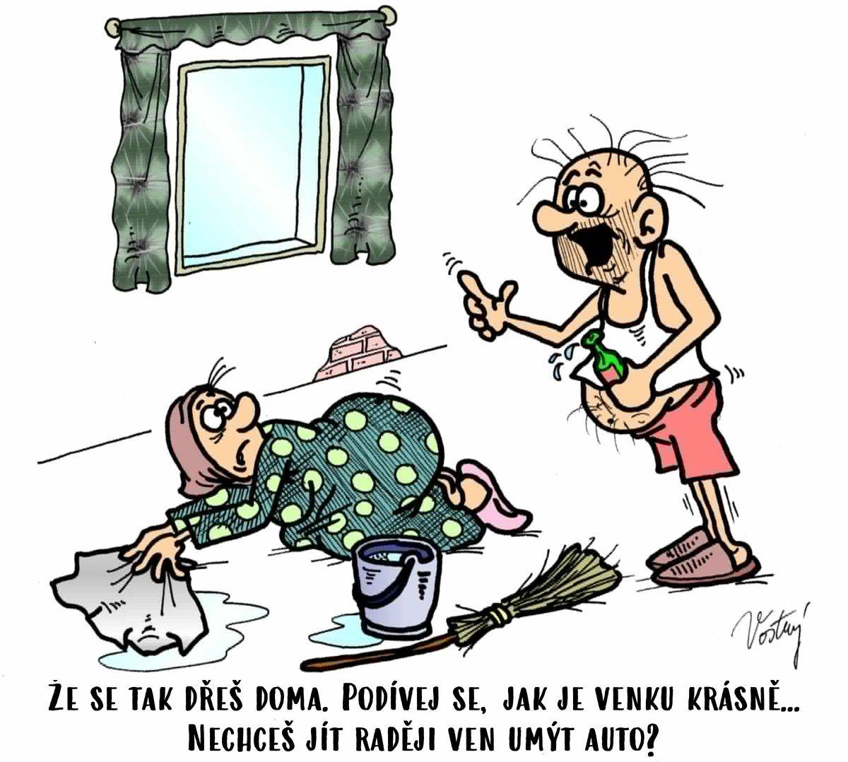 Proč nebýt doma, když je krásné počasí?