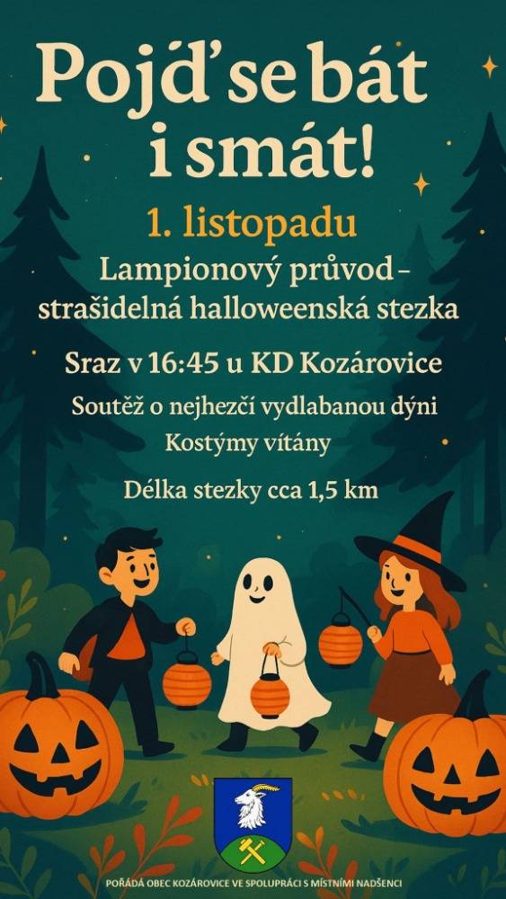 Kozárovice, 1. 11. 2025, 16:45 hodi