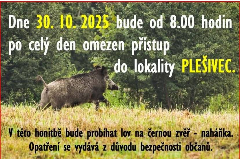 Informace na plakátu.