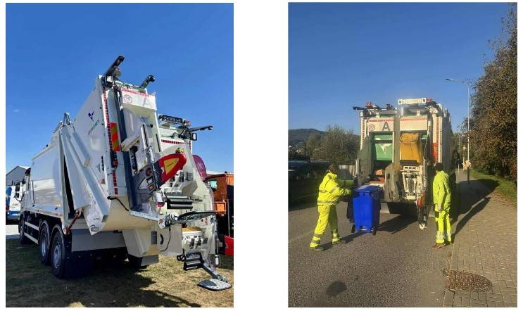 Od 1. října 2025 nasazuje společnost KTS EKOLOGIE s.r.o. do provozu nová svozová vozidla typu twinpack, která umožňují svážet papír a plast současně – ale odděleně.
