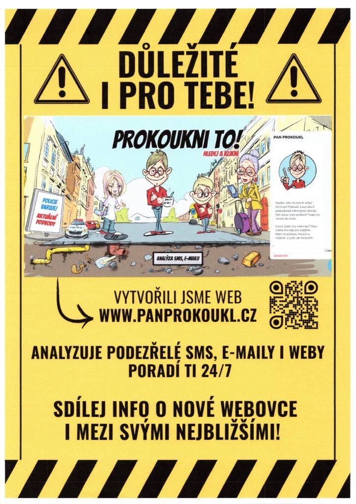 Naše komunita má novou online platformu, která pomůže uživatelům analyzovat podezřelé SMS, e-maily a webové stránky. Web www.panprokoukl.cz je k dispozici 24/7 a nabízí poradenství pro bezpečné online chování.