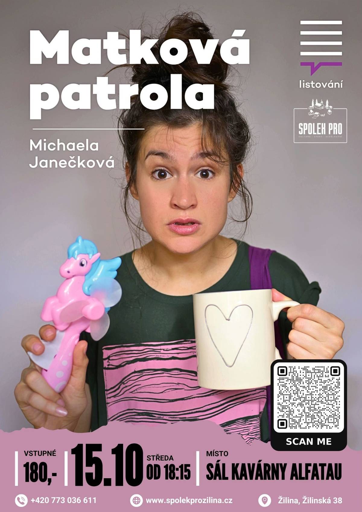 15. 10. 2025 od 18:15 hod. na sále kavárny AlfaTau Coffee