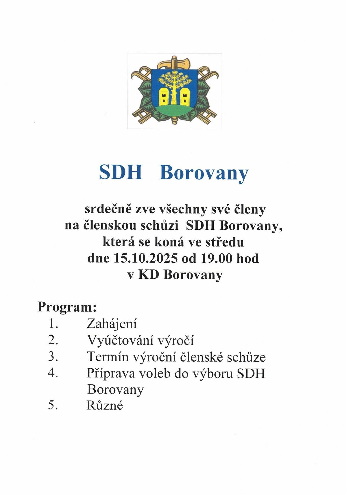 SDH BOROVANY