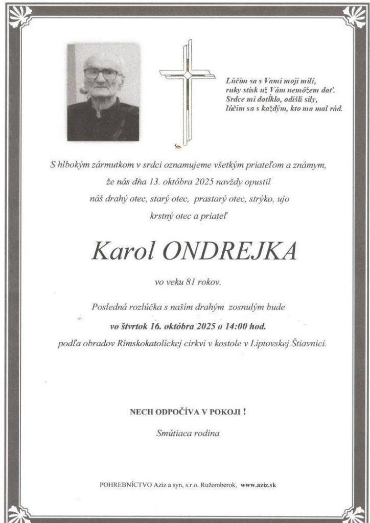 + Karol Ondrejka