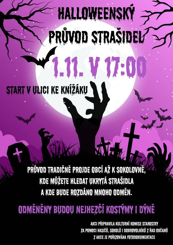 1.11.2025 od 17:00 hodin start v ulici Ke Knížáku