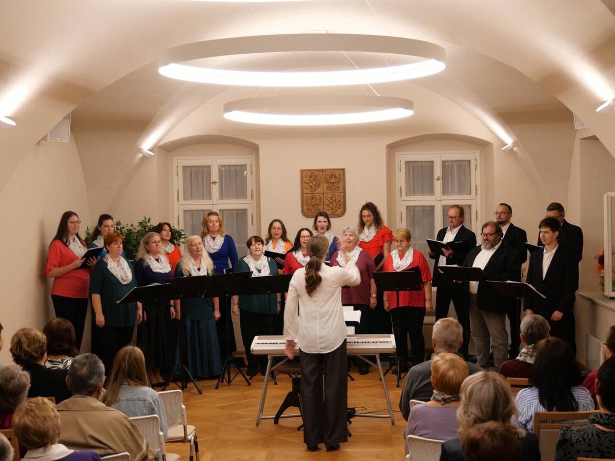 Ve středu 15. 11. od 19 h se ve staré radnici na náměstí Republiky uskutečnil koncert pěveckého sboru Novita.