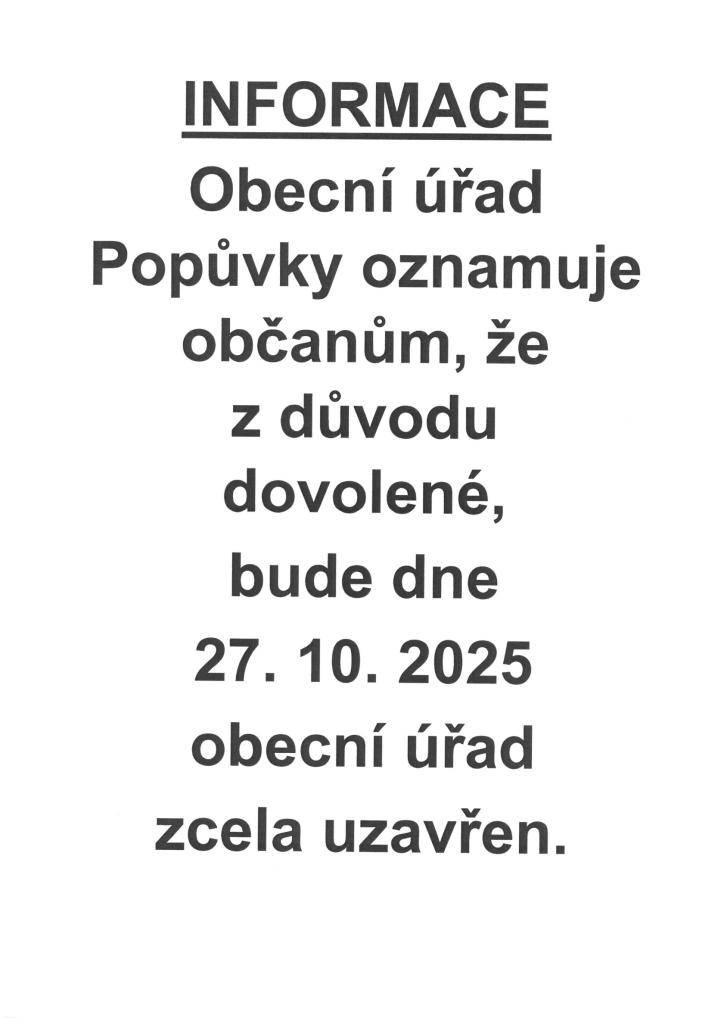 Změna úředních hodi