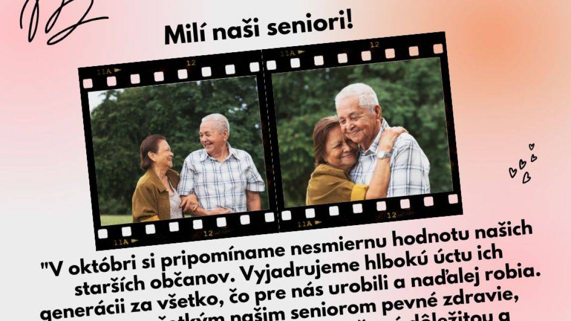 Blahoželanie - Mesiac úcty k starším