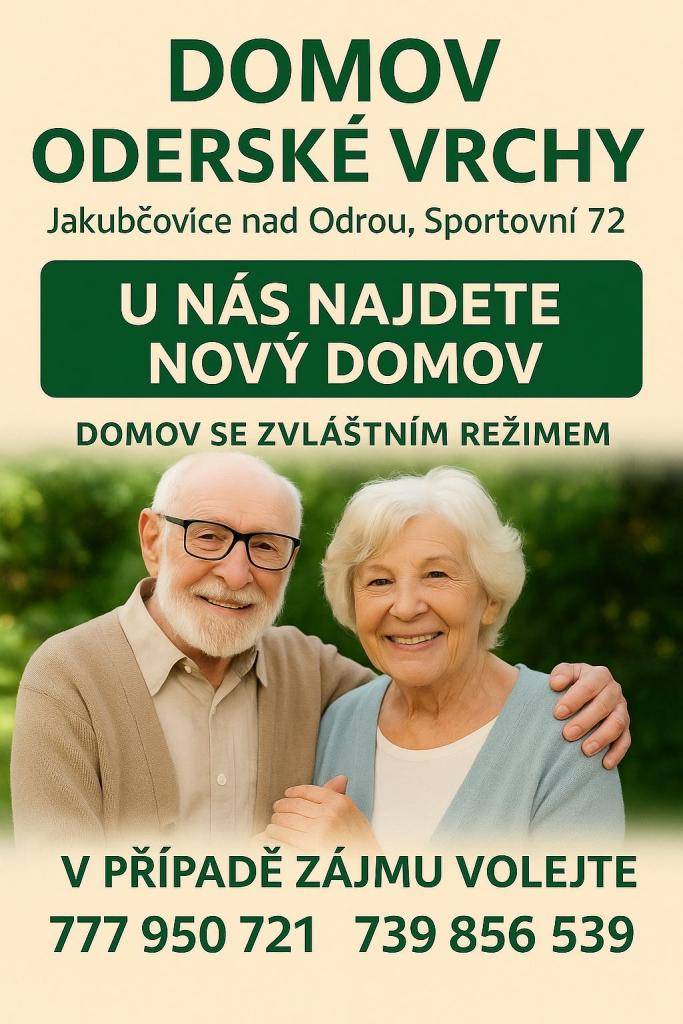 Informace o novém domovu se zvláštním režimem