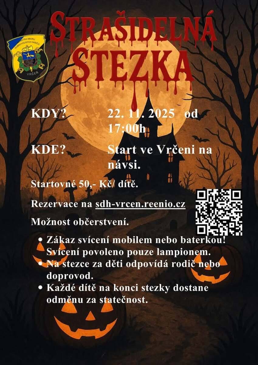 Bu, bu, bu! Po loňské úspěšné premiéře se bude strašit ve Vrčeni i letos.  Přijďte se bát!