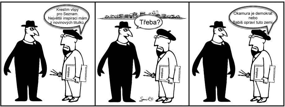 Kreslit vtipné vtipy je složité