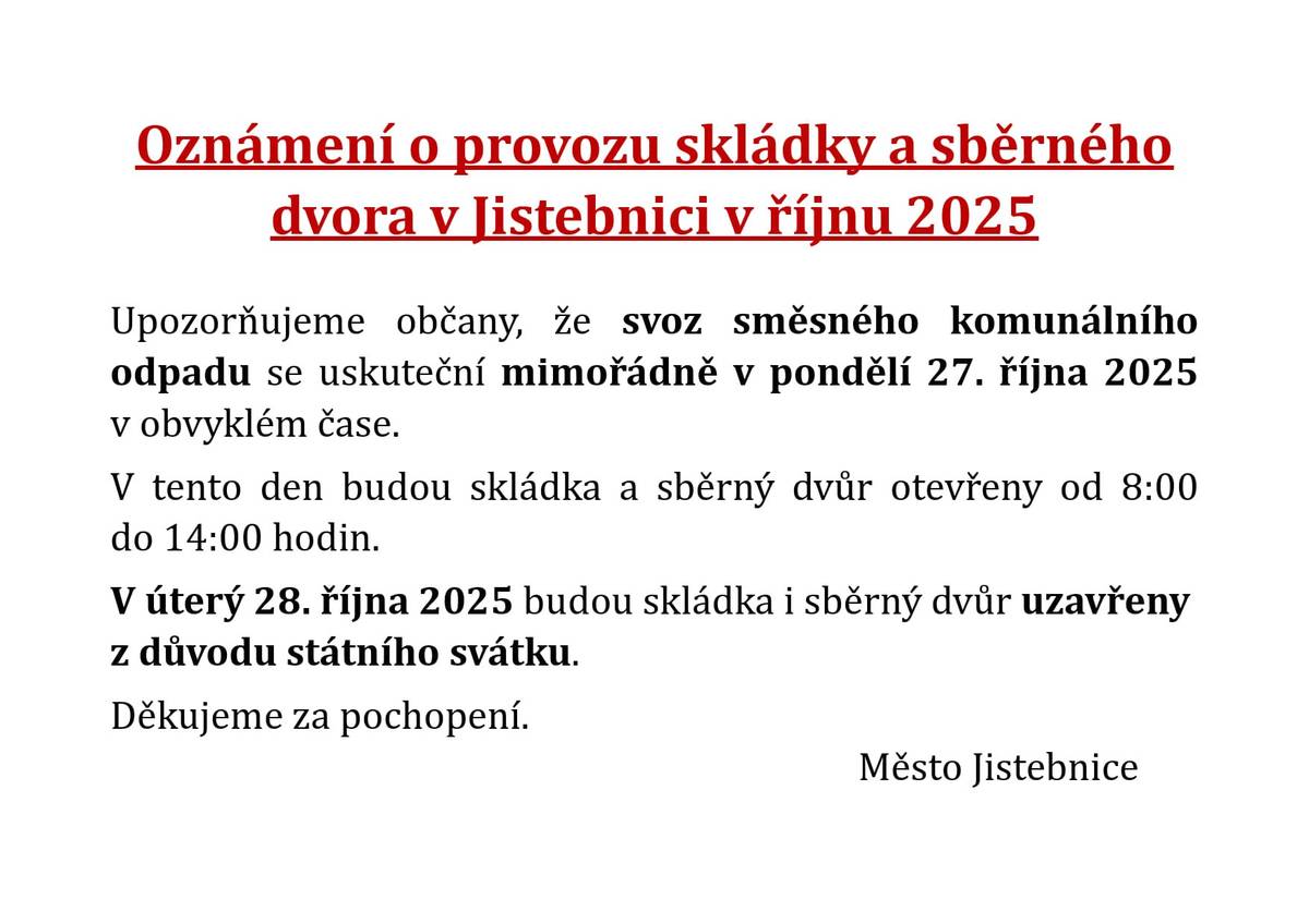 27. a 28. října 2025