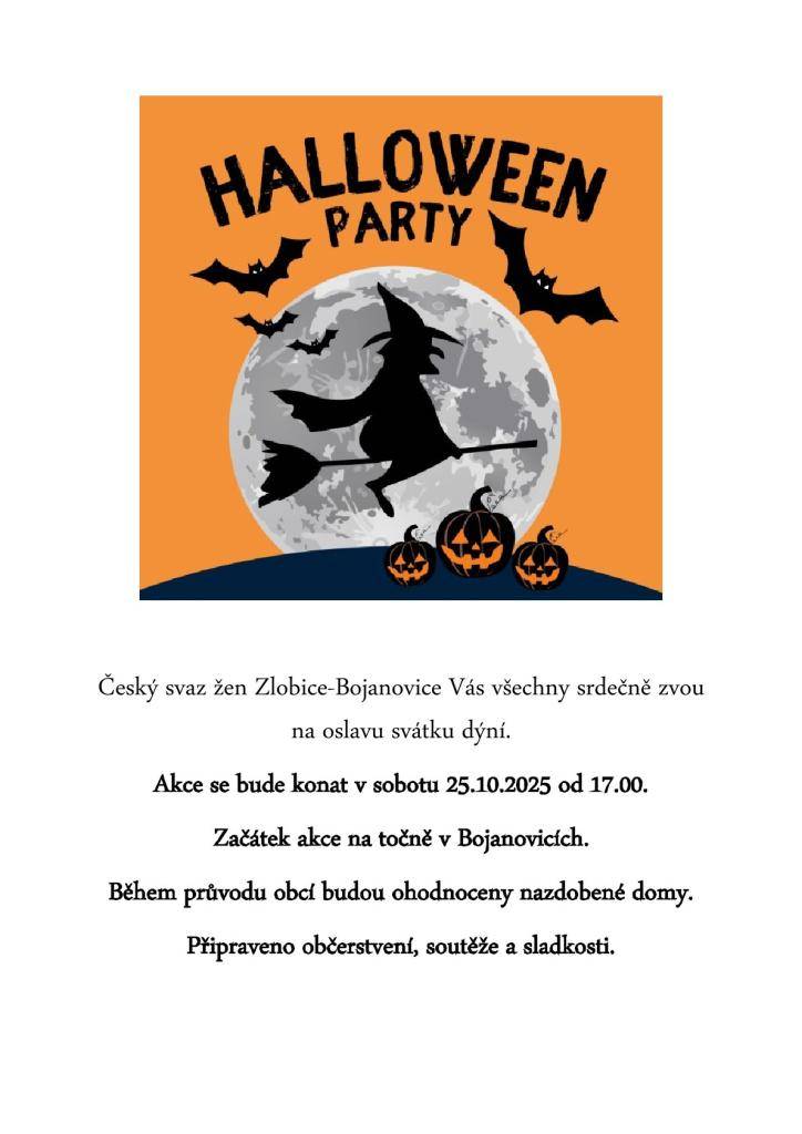 Bojanovice 25.10. od 17:00