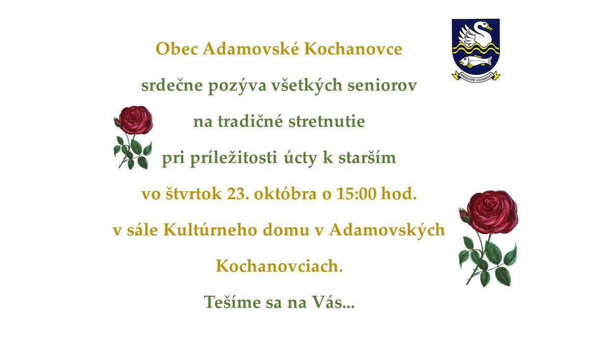 Pozvánka v prílohe...