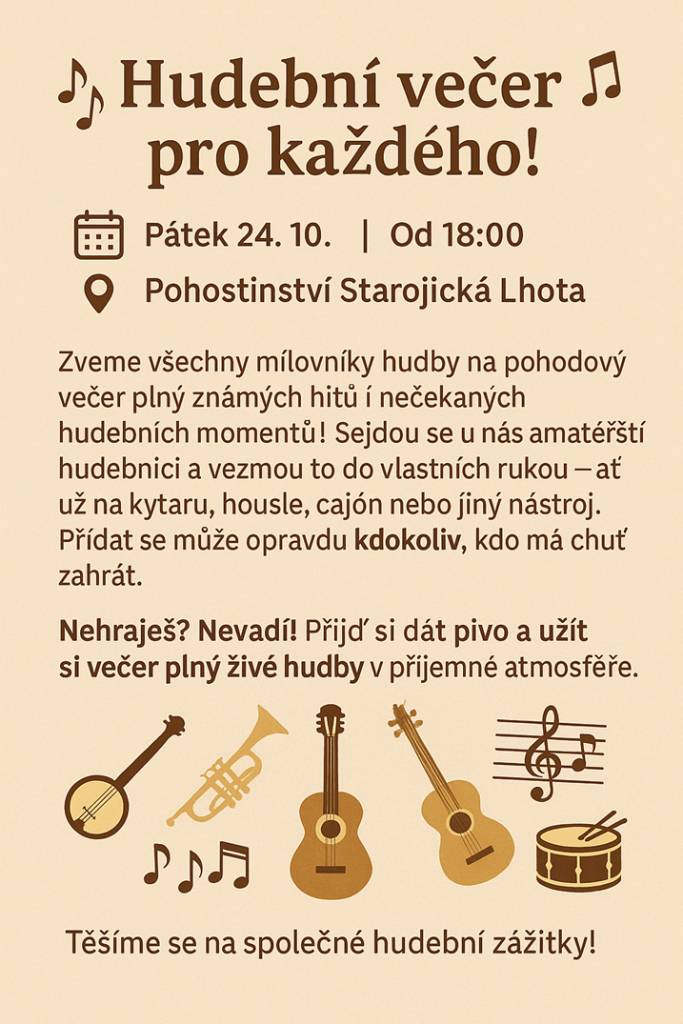 uzavření sběrného dvora, prodej dušičkového zboží, hudební večer, zámecké moštování, prodej vína