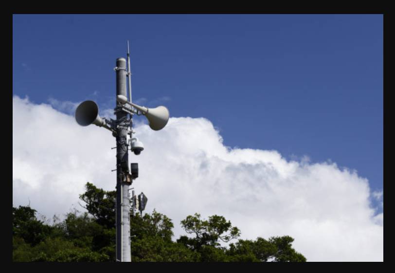 Zkoušky sirén - areál JE Dukovany, 22. - 23. října 2025