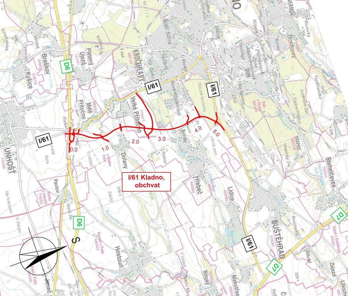 Vážení občané, obracíme se na Vás v souvislosti přípravou stavby označené „I/16 Kladno – obchvat“, jejímž investorem je Ředitelství silnic a dálnic s.p. (dále též „ŘSD“). Příprava uvedené stavby vstoupila do fáze, kdy investor zahajuje kroky k provedení majetkoprávního vypořádání stavby. V průběhu měsíce října 2025 a následujících budou vlastníkům pozemků rozeslány návrhy kupních smluv spolu se znaleckými posudky. Stručné informace o stavbě i o průběhu majetkoprávního vypořádání shrnulo ŘSD v letáku, který Vám přikládáme. Pro přehlednost přikládáme rovněž mapu s vyznačením trasy obchvatu, která není podrobná, ale slouží pro základní orientaci. Podrobnější mapy jsou v případě Vašeho zájmu k nahlédnutí např. na obecním úřadě.  Jako zastupitelé považujeme současný provoz na silnici I/61, která prochází naší obcí přímo před domy našich občanů, za jeden z nejpalčivějších problémů naší obce, který zásadně negativně ovlivňuje kvalitu života v obci. Velice hustý provoz na silnici přináší hlučnost, prašnost, časté dopravní nehody, nebezpečí při přecházení silnice a v neposlední řadě bohužel také poškozování domů způsobené zejména vibracemi při průjezdu těžkých nákladních vozidel.  Věříme proto, že jednání mezi vlastníky pozemků a investorem budou probíhat věcně a bez zbytečných prodlení a že nezpůsobí prodloužení realizace projektu, který je pro naši obec tolik důležitý. O takovýto postup jsme již žádali investora a touto formou o něj žádáme také vlastníky předmětných pozemků. Pokud by vlastníci pozemků měli zájem, aby obec nějakým způsobem vstoupila do jednání s investorem nebo například zprostředkovala schůzku v prostorách obecního úřadu, jsme takovým požadavkům připraveni vyhovět. Vlastníky pozemků rovněž žádáme, aby v současné situaci neprodávali předmětné pozemky překupníkům, kteří by se mohli pokoušet získat od nich pozemky pod cenou, kterou nabízí investor, a následně tak realizovat zisk. Spekulativní postoj překupníků by rovněž mohl vést k prodlužování přípravy projektu, což bychom si určitě nepřáli.    zastupitelé obce Malé Přítočno