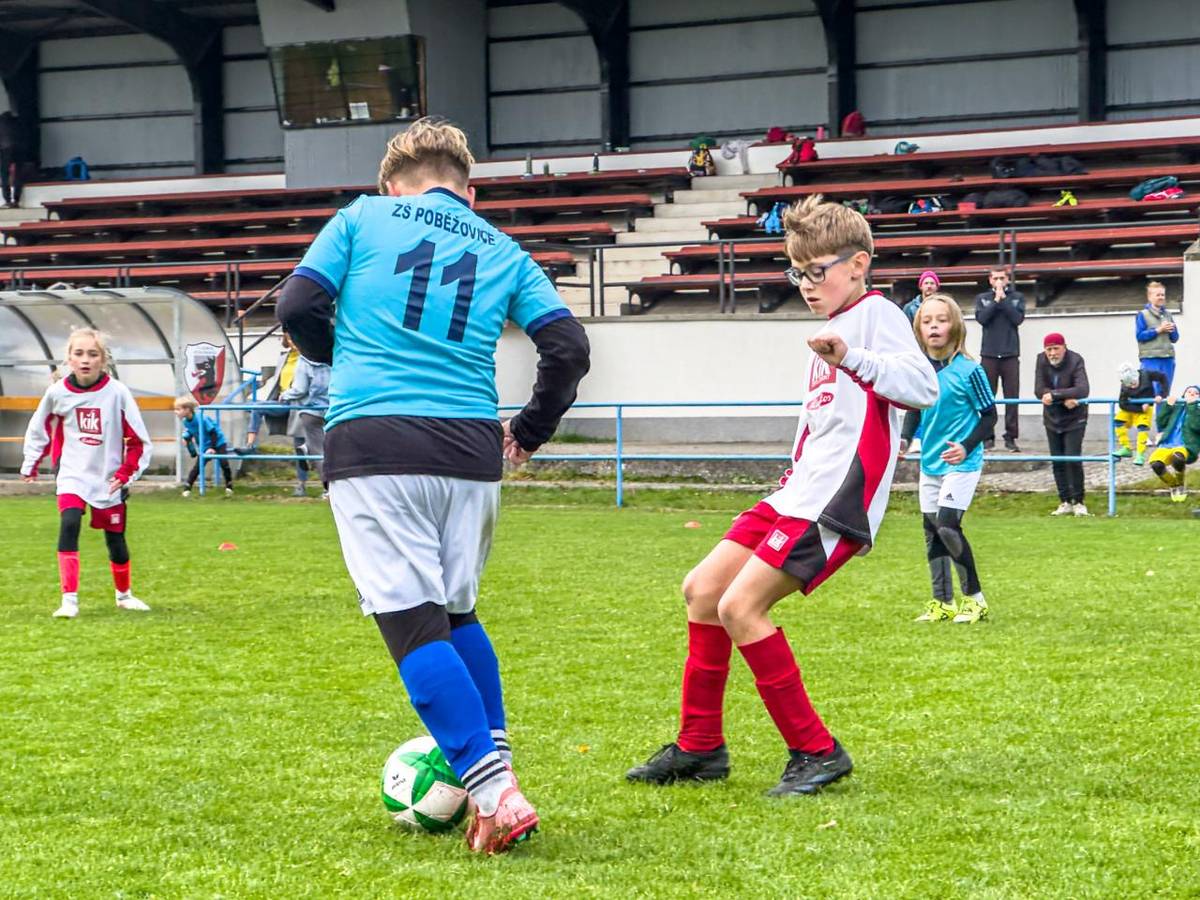 Ve čtvrtek 16. října se výběr žáků a žákyň naší školy zúčastnil fotbalového turnaje Školní pohár Českého lesa, který se konal v nedalekém Postřekově.