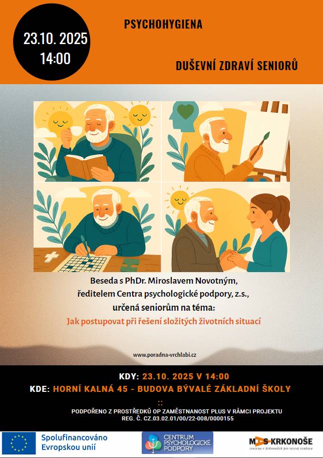 Ve čtvrtek 23.10.2025 od 14 hod v budově bývalé ZŠ