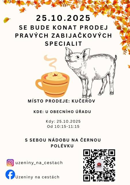 Prodej zabíjačkových specialit
