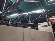 Prostory aktuálně rozestavěné T-Mobile ARENA v prostorách brněnského výstaviště