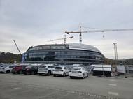 Takto vypadá aktuální stav multifunkční haly T-Mobile ARENA stavěné v prostorách brněnského výstaviště