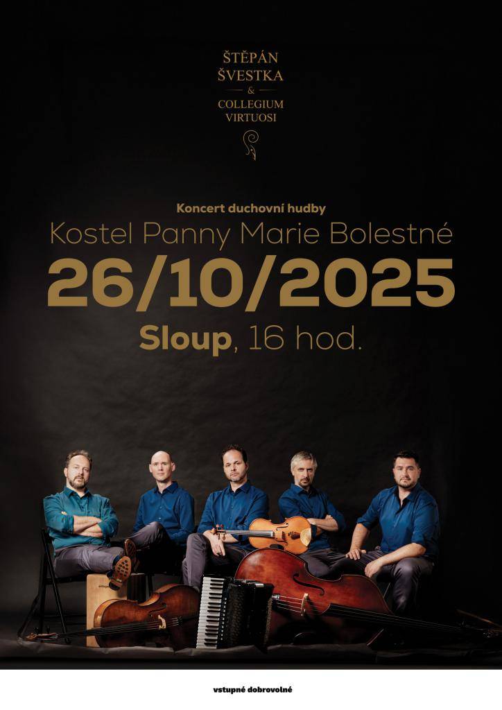 26.10. od 16.00, kostel Panny Marie Bolestné