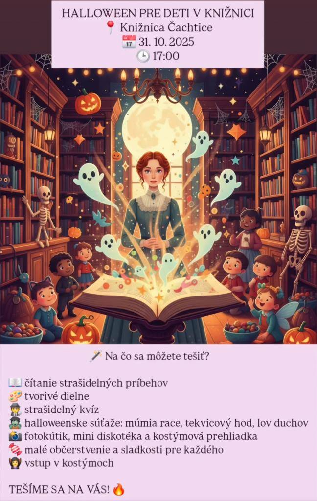 Halloween pre deti v knižnici 31.10.2025