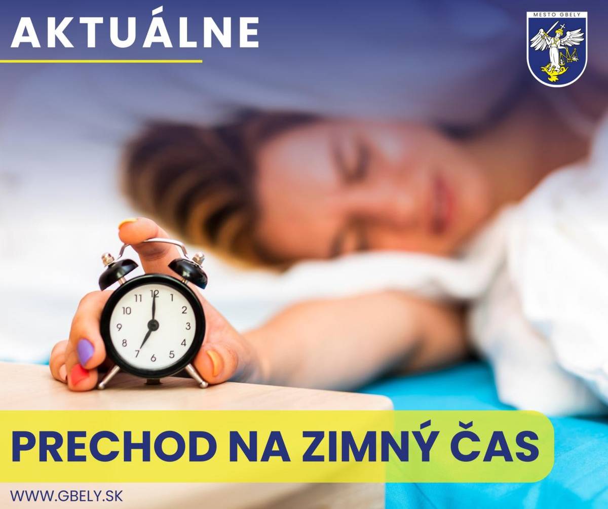 Nezabudnite!    V noci zo soboty 25.10.2025 na nedeľu 26.10.2025 si hodiny posunieme o 1 hodinu späť, z 3:00 na 2:00.  Viac spánku, ale menej svetla večer – pripravte sa!