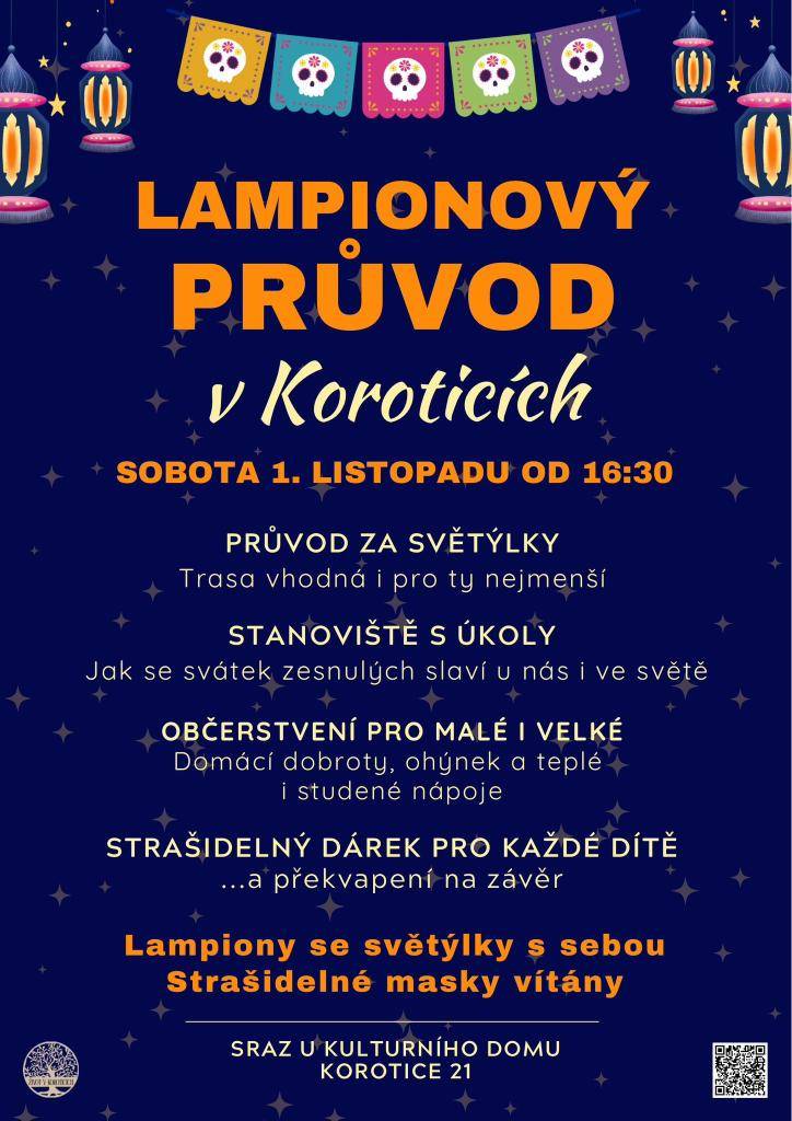 Lampionový průvod v Koroticích