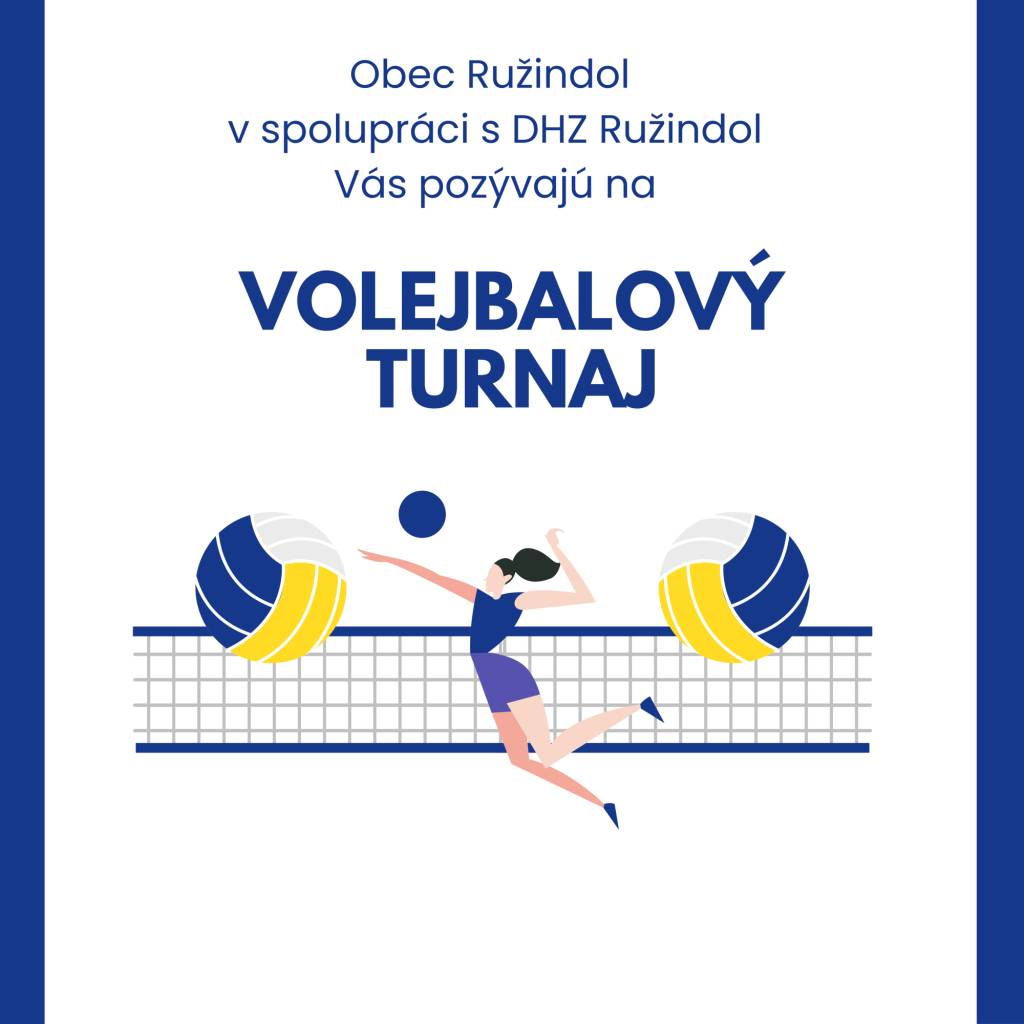 Srdečne Vás pozývame na každoročný volejbalový turnaj.