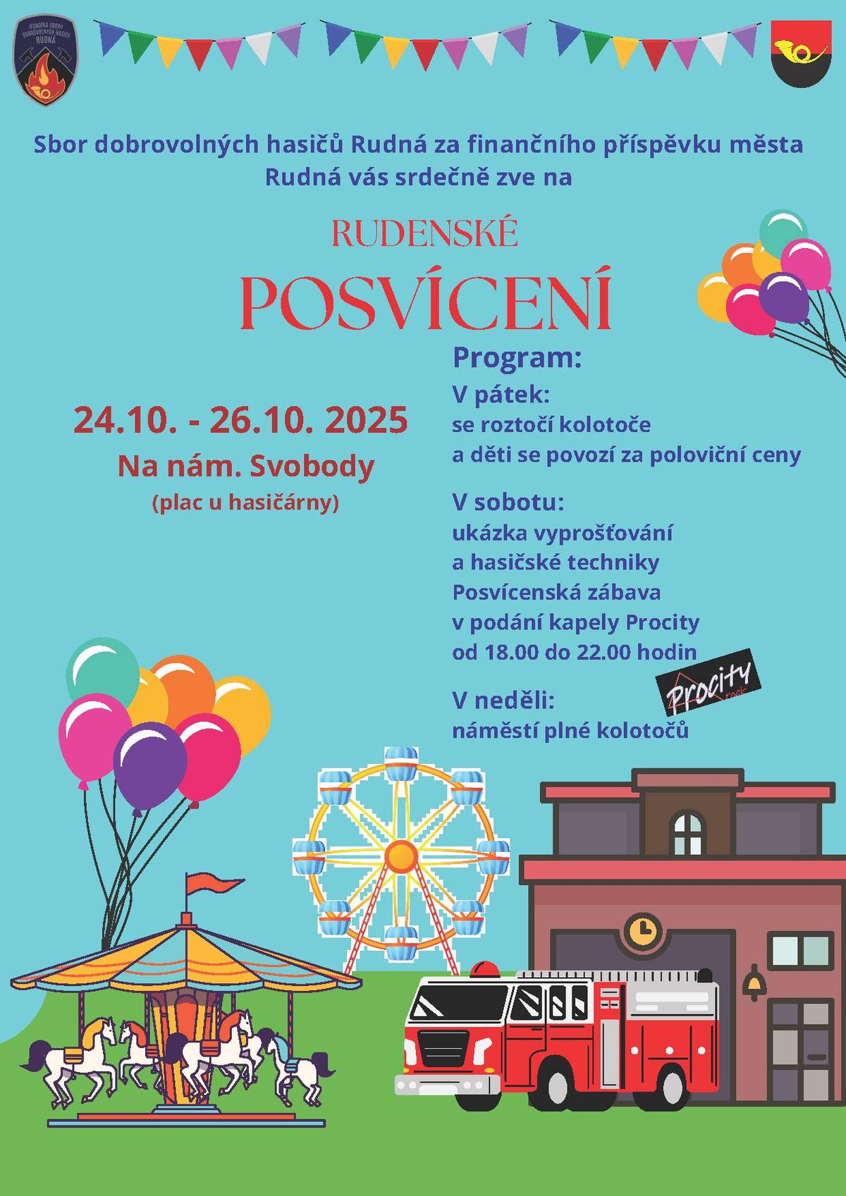 Srdečně vás zveme na Rudenské Posvícení.