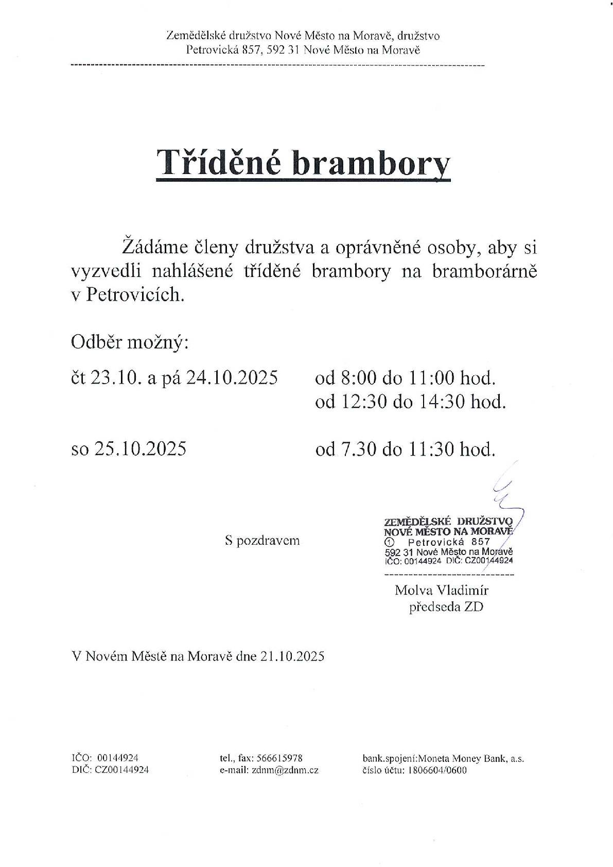 Dobrý den, níže žádost ZD