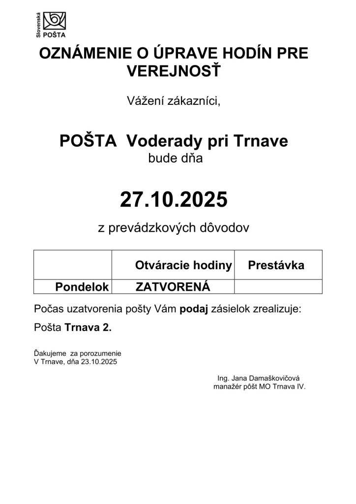 viac informácií v prílohe