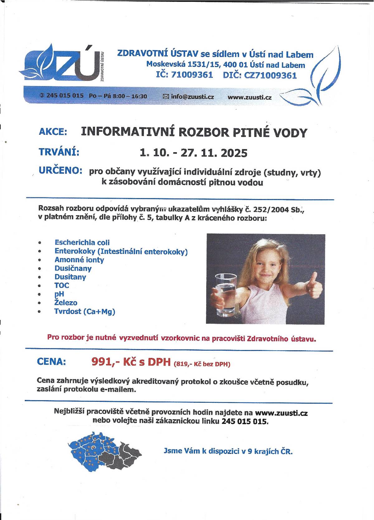 Kdo by měl zájem o soukromnou studnu a pod. viz leták