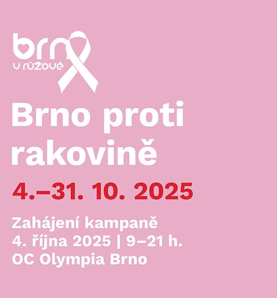 Ve čtvrtek 30. října v 15 hodin se ve Fakultní nemocnici u sv. Anny v Brně uskuteční přednáška na téma „Jak endoskopie pomáhá s léčbou rakoviny, nadváhy a trávicích poruch“. Jedním z přednášejících bude špičkový obezitolog MUDr. Evžen Machytka, kterého můžete znát jako odborného poradce z televizního pořadu Extrémní proměny. A právě účastnice tohoto pořadu na setkání sdělí své vlastní zkušenosti s procesem léčby. Druhá přednáška o velmi důležitém tématu, kterým je „Výživa v prevenci onkologických onemocnění“, se koná v pátek 31. října ve 14 hodin rovněž ve Fakultní nemocnici u sv. Anny v Brně.  V duchu motta „nechť je výživa tvým lékem“ vás provede vedoucí nutriční terapeutka Mgr. Alena Mottlová, která vám pomůže ujasnit si, jaké potraviny volit, chceme-li snížit riziko vzniku rakoviny a dalších závažných onemocnění. Přednášky se konají v rámci celoměstské kampaně Brno v růžové a jsou bezplatné. Místo si rezervujte na tel. 542 173 516, příp. e-mailu: vrbova.pavlina@brno.cz. Místo konaní: Přednáškový sál (budova O1, vchod z Pekařské ulice, vlevo přes skleněný koridor) Fakultní nemocnice u sv. Anny v Brně.