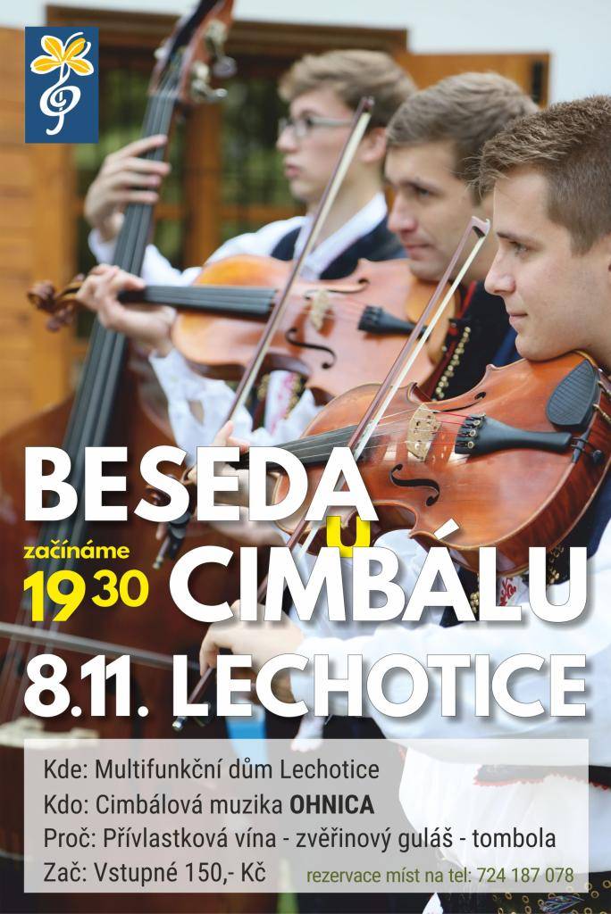 Datum konání: 8. 11. 2025 od 19:30 hod.  Kde: Multifunkční dům Lechotice