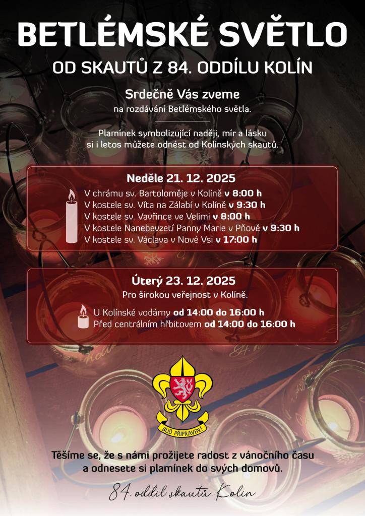 Betlémské světlo ....