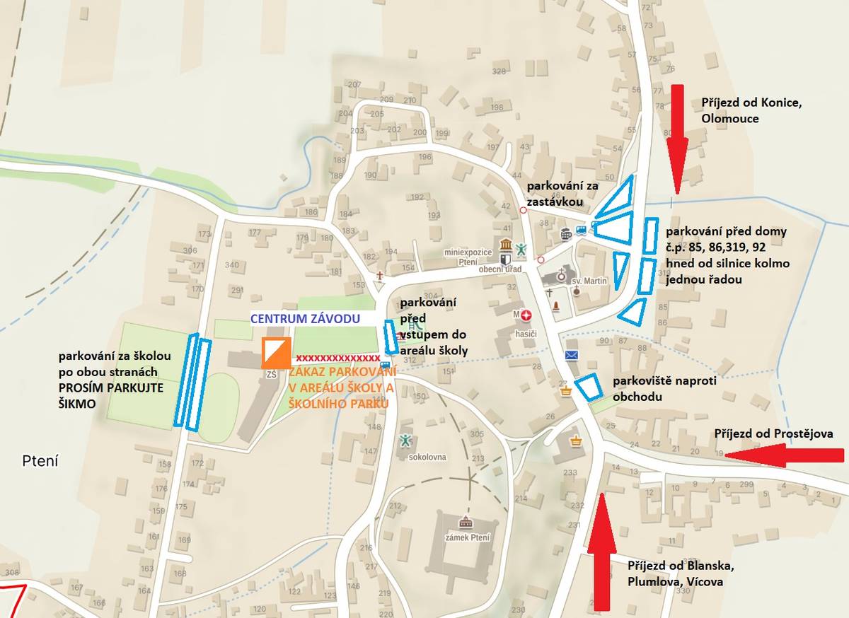 Oznámení pro občany obce  Dne 28. října 2025 budou v okolí obce probíhat oblastní závody v orientačním běhu. V souvislosti s konáním akce budou využity vybrané plochy v centru obce jako odstavné plochy pro parkování účastníků závodů.  Žádáme občany o shovívavost a zvýšenou opatrnost.  Pavel Šnajdr