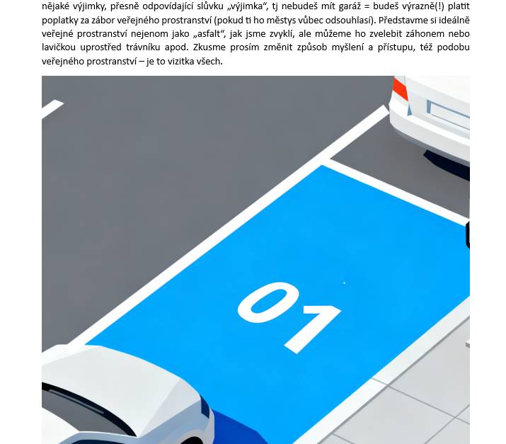 od 5.1.2026, od 8:00 hod, uděláme první krok ke zlepšení chaotického parkování aut v obci. Odůvodnění proč, způsob jak a další podrobné informace jsou již zveřejněny na webu městyse  v sekci Občan/Úřad - dokumenty -  vyhlášky nařízení - další pravidla anebo odsud přímý proklik - přes odkaz https://www.nosislav.info/parkovani%2Dpoplatek%2Dza%2Dtrvale%2Dvyhrazene%2Dparkovaci%2Dmisto/d-4934 a budou dále znovu uvedeny v listopadovém čísle Nosislavského zpravodaje, které každý dostane do svého domu. Vyhrazené místo (v r. 2026  - max 1 místo /dům) případně vznikne pouze na základě vaší žádosti odeslané emailem parkovani@nosislav.cz  Poplatek za trvale vyhrazené parkovací místo činí podle vyhlášky 800,-Kč/rok. Svoji žádost o placené a pouze vám vyhrazené místo posílejte na uvedený email (nebo jinak), ne však dříve než 5.1.2026, od 8:00:00. Čas odeslání je důležitý pro rozhodnutí v případě časové shody dvou zájemců o vyhrazení jednoho místa. děkuji Fröhlich, starosta